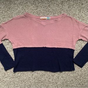 Vintage Havana Waffle Knit Top